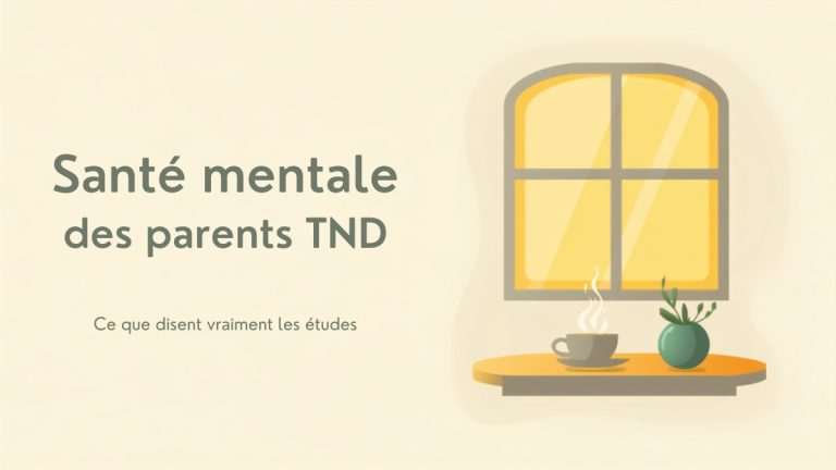 Santé mentale des parents d'enfant TND : dépression, épuisement et idées suicidaires, ce que disent les études